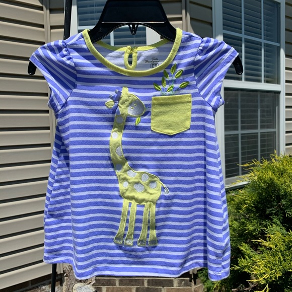 Kids Headquarters Other - 🛍 Kids Headquarters Striped Giraffe Top - size 5